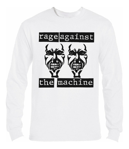 Polera Ml Rage Against The Machine Faces B Rock Abominatron