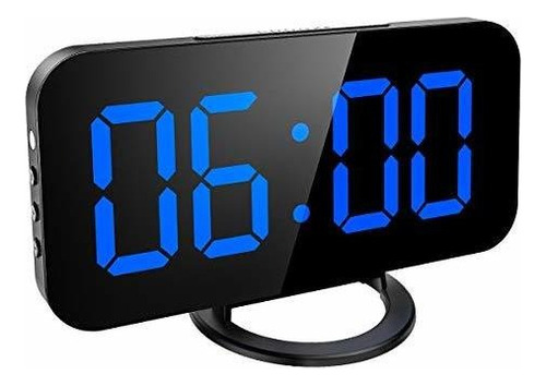 Reloj Despertador Digital Amir, Pantalla Led Con Superf