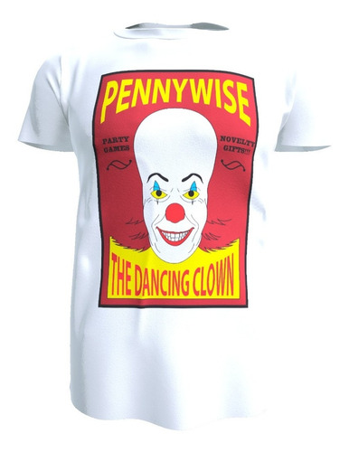 Polera Diseño, Pennywise, It, Unisex Poliester