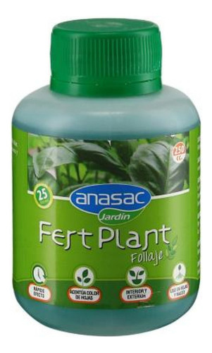 Fertilizante Para Plantas Verde 250cc Anasac-mimbral