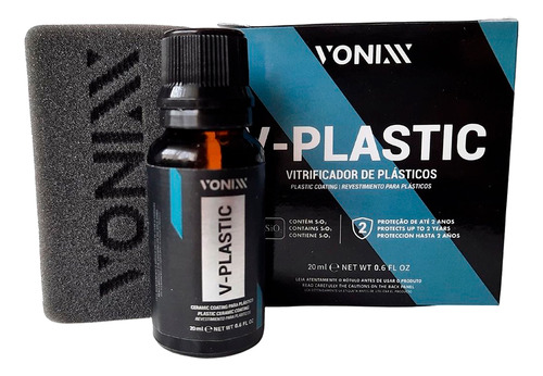 Vitrificador Plástico E Carro Envelopado V-plastic Vonixx