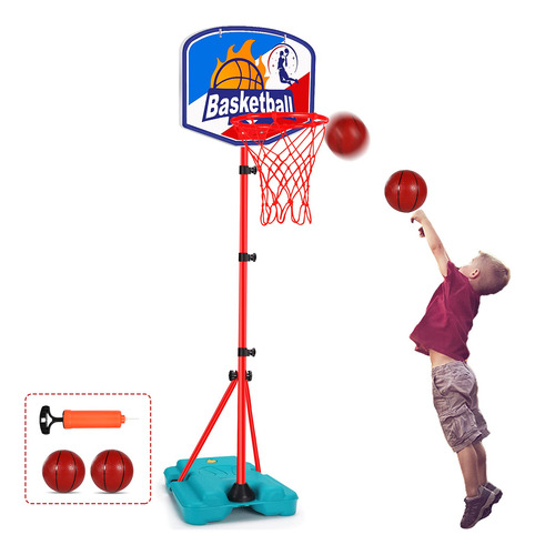 Aro Baloncesto Para Niños Portátil Ajustable 0.9-1.9m Mini A