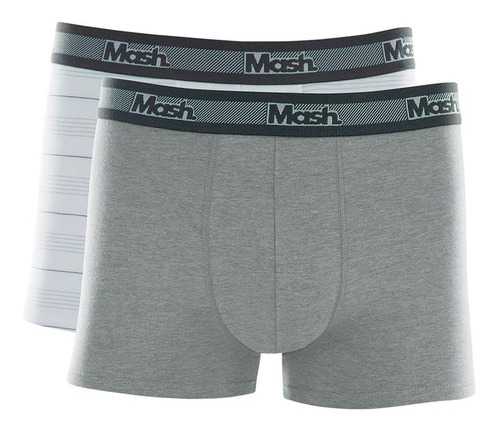 Kit 2 Cueca Boxer Mash Cotton Elastano 110.09