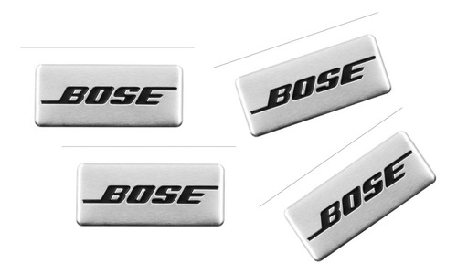 Emblema Bose Audio Carro Parlante Aluminio X4 Unidades