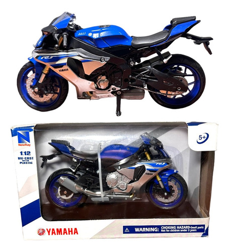 Moto Yamaha Yzf R1 New Ray Escala 1:12