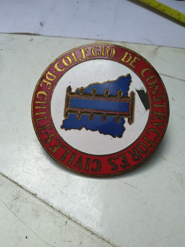 Placa Antigua Colegio Constructores Civiles 