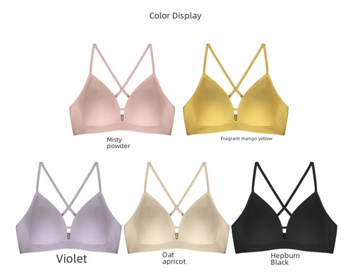 Sujetador Push Up Inalámbrico Sin Costuras Para Mujer