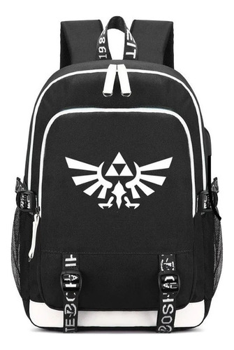 The Legend Of Zelda - Mochila De Viaje Con Carga Usb