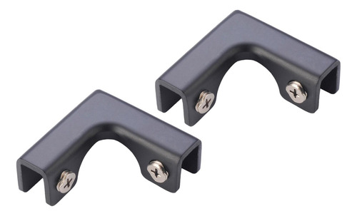 2pcs Glass Connector Clear Glass Fixing Clamp For 8 To 10mm