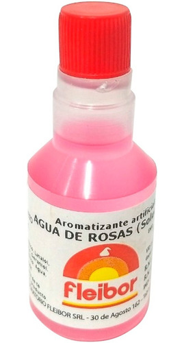 Agua De Rosas Escencia Reposteria Fleibor X 30cc