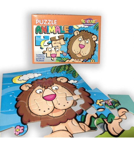 Puzzle Animales: El León