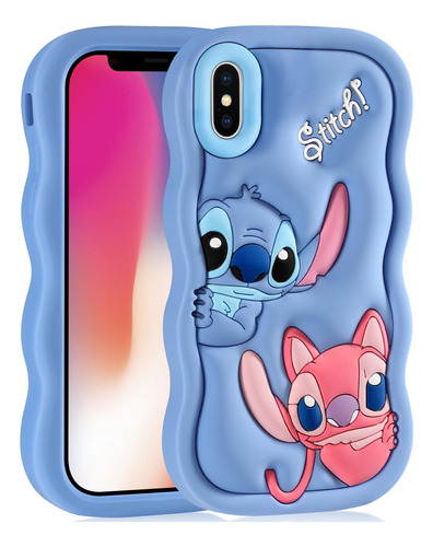 Oqpa Funda Para iPhone X/xs, Diseno De Personajes 3d De Dibu