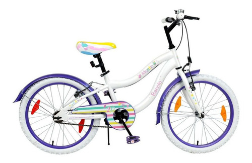 Bicicleta Baccio Mystic Niñas Rodado 20, Hermosa! Color Blanco/Violeta