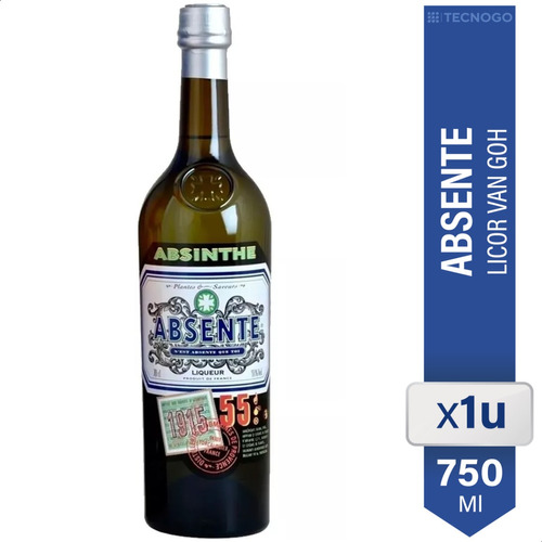 Absenta Van Gogh Licor 750ml Botella Original 01almacen 