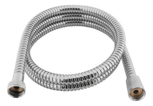 Flexible Para Duchador 2 Metros Aquaflex Acabado Brillante Color Plateado