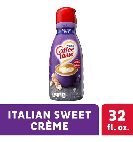 Coffee Mate Crema Para Cafe Italian Sweet 946ml