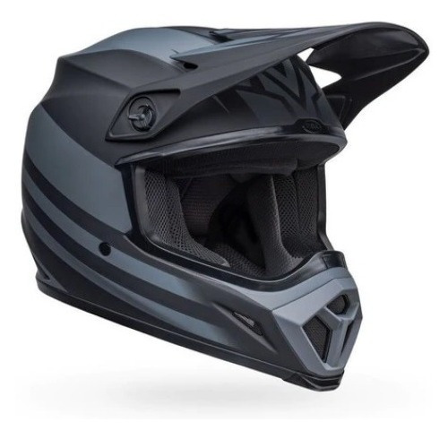 Casco Moto Bell Mx  Negro/gris Mx-9  Mips 