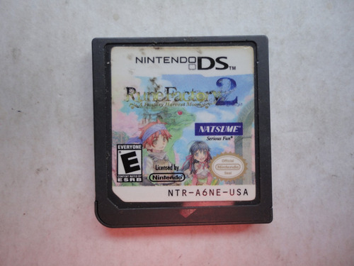 Rune Factory 2 Nintendo Ds Y 3ds Cartucho Original (Usado)