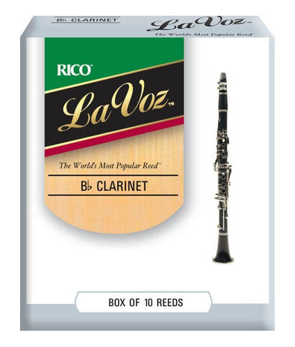 Rcc10hd 10 Un. La Voz Set Cañas Clarinete Sib Hard Rico