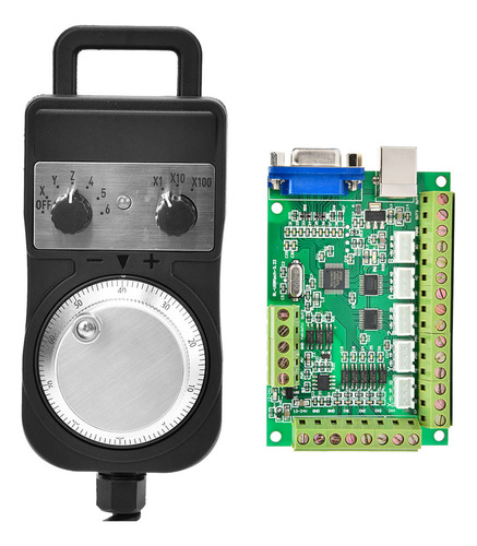 Placa De Interfaz Usb De 5 Ejes Cnc Motion Controller, Verde