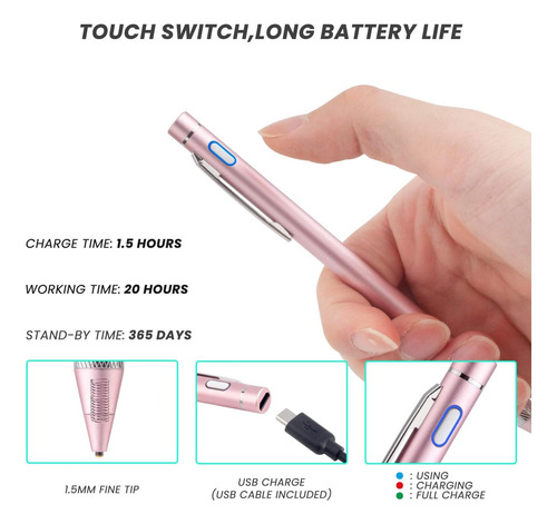 Lápiz Para Samsung Galaxy Tab A7 A8 A9 Stylus, Rsepvwy Con