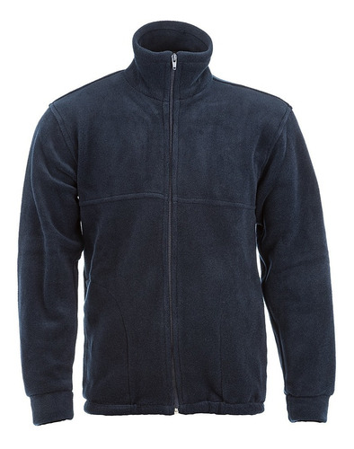 Campera Abrigo Polar Anti Pilling Uniformes Azul