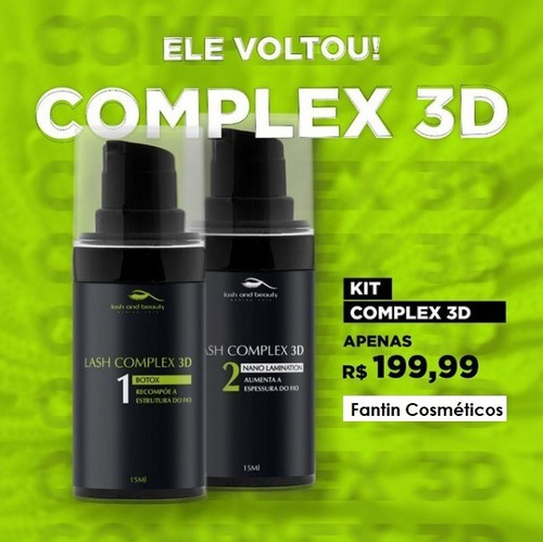 Lash And Beauty - Kit Lash Complex 3d 30ml