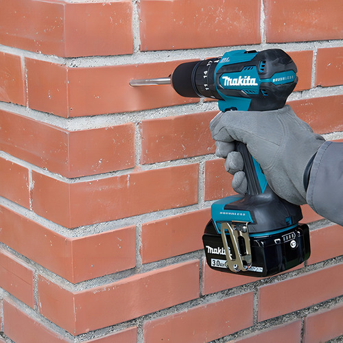 Furadeira de impacto sem fio Makita DHP483rfe 18v, cor: verde, frequência 0