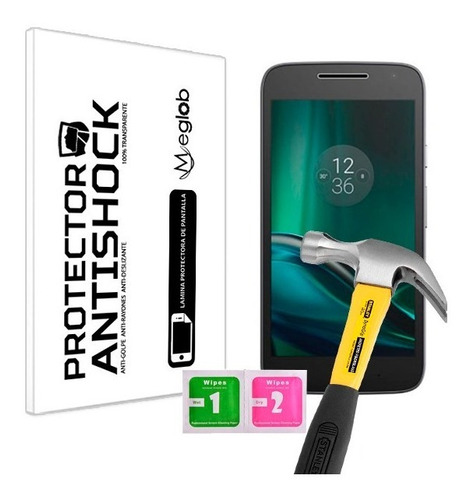 Protector De Pantalla Antishock Motorola Moto G4 Play