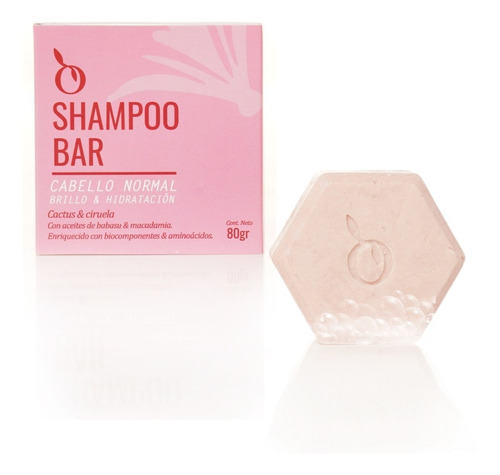Imagen 1 de 7 de Shampoo Solido Cabello Normal Con Babasu Y Macadamia 