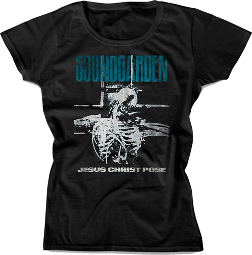 Playera Soundgarden Jesus Christ Pose Mujer