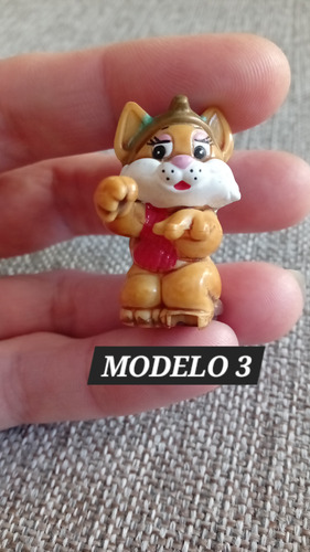 Muñequito Colección Kinder Gatos Egipcios 1997 X Unidad (Usado)