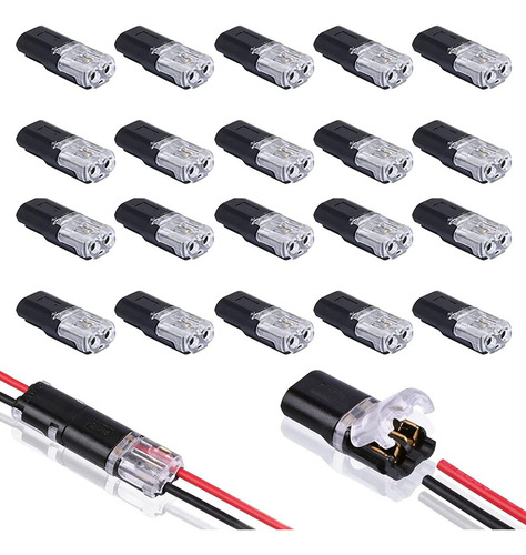 Conector Enchufable De Doble Cable X220 Piezas Con Hebilla D