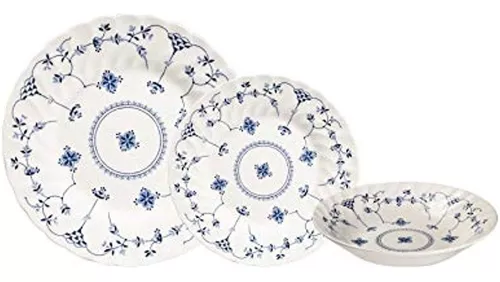 Churchill - Vajilla de porcelana «sauce azul», Multicolor