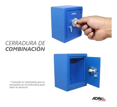 Mini Caja Fuerte Alcancía Metálica Cerradura Combinación