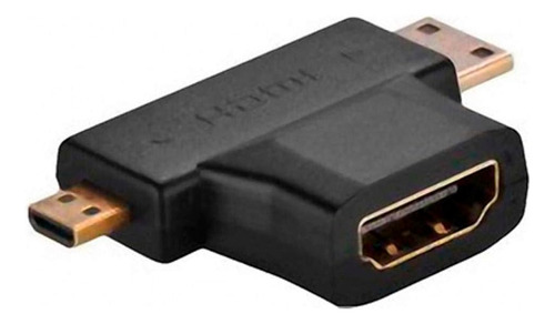 Adaptador Xtreme Hdmi Tipo T A Mini Hdmi + Micro Hdmi Nx