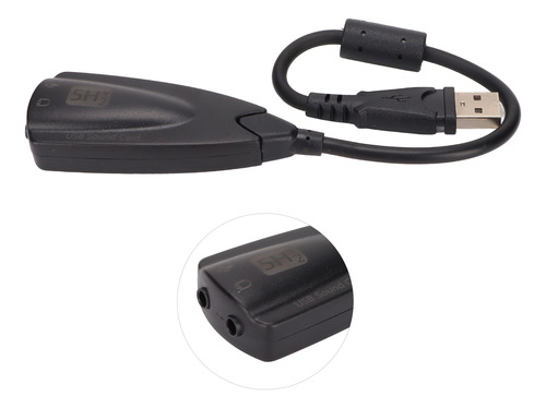 Tarjeta De Sonido Virtual 7.1 Plus Plug And Play Usb Stereo