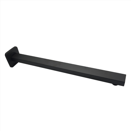 Brazo Rectangular Metálico 40cm A Muro Negro