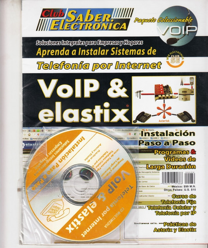 Revista Saber Electronica Aprende Telefonía  Internet + Cd