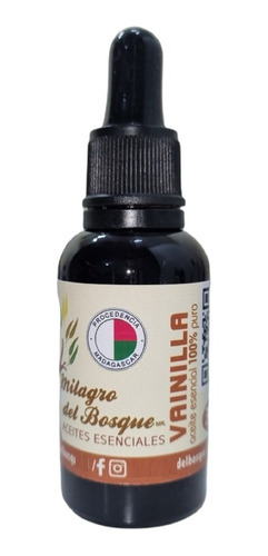 Aceite Esencial Vainilla 30 Ml 100% Puro Y Concentrado