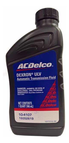 Aceite Para Transmision Automatica Ulv 10l80 19352619 6 Pzs