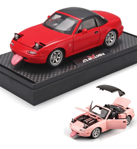 Mazda Mx-5 Miniatura Metal Coche Adornos Coleccionables