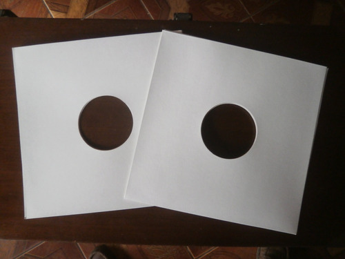 50 Capas Para Disco De Vinil Lp Djs, Papelão Branco