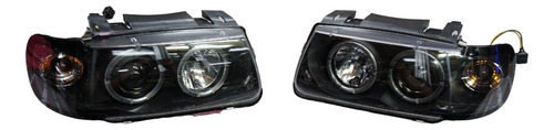 Ópticos Led Volkswagen Polo N6 95-98 Fondo Negro