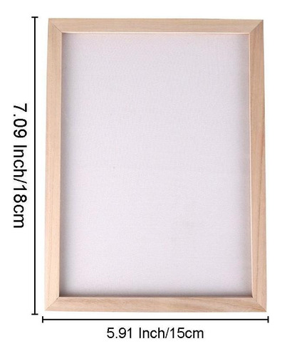 - Pantalla De Marco De Fabricación De Papel El 15x18cm