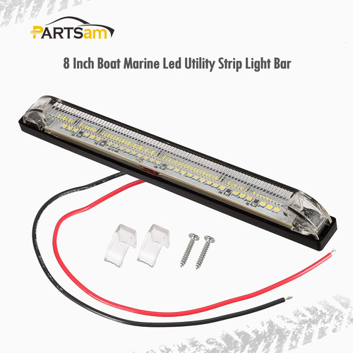 Tira De Luces Led 8 Pulgadas Partsam Modelo Barco Y Camión Color De La Luz