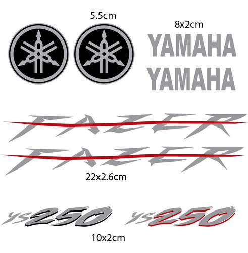 Sticker!!! Yamaha Fazer 250, Alta Calidad!!!