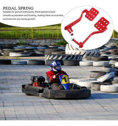 1 Juego De Pedales De Karts Metálicos, Freno Y Acelerador, M