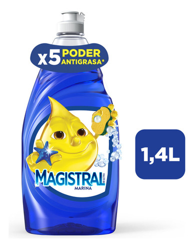 Detergente Magistral Multiuso Marina sintético marina en botella 1.4 ml