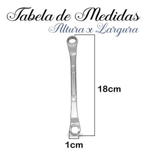Imagem 5 de 6 de Chave Estrela 12x13mm Uso Residencial Original 123útil